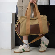 Gunnar | Vintage Canvas Large Travel Crossbody Messenger Tote Bag