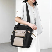 Braelynn | Lightweight Canvas Multi-Pocket Crossbody Messenger Bag