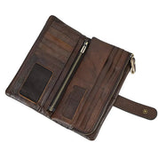 Hunter | Vintage Genuine Leather Travel Wallet with RFID Blocking