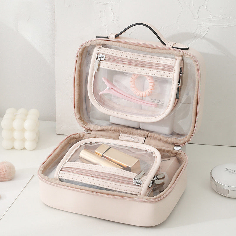 Baylee | Clear Crossbody Travel Cosmetic Bag Organiser