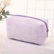 Ivey | Plush Velvet Travel Toiletry Makeup Bag