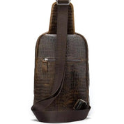 Samir | Alligator Leather Crossbody Travel Bag