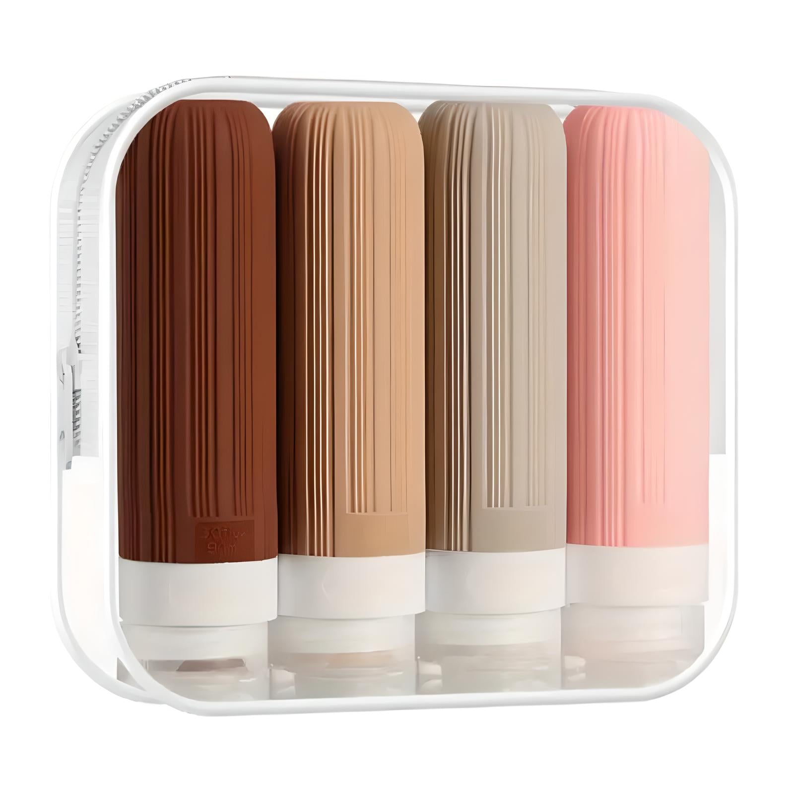 Zoya | Travel Toiletries Bottles | 4 Pack