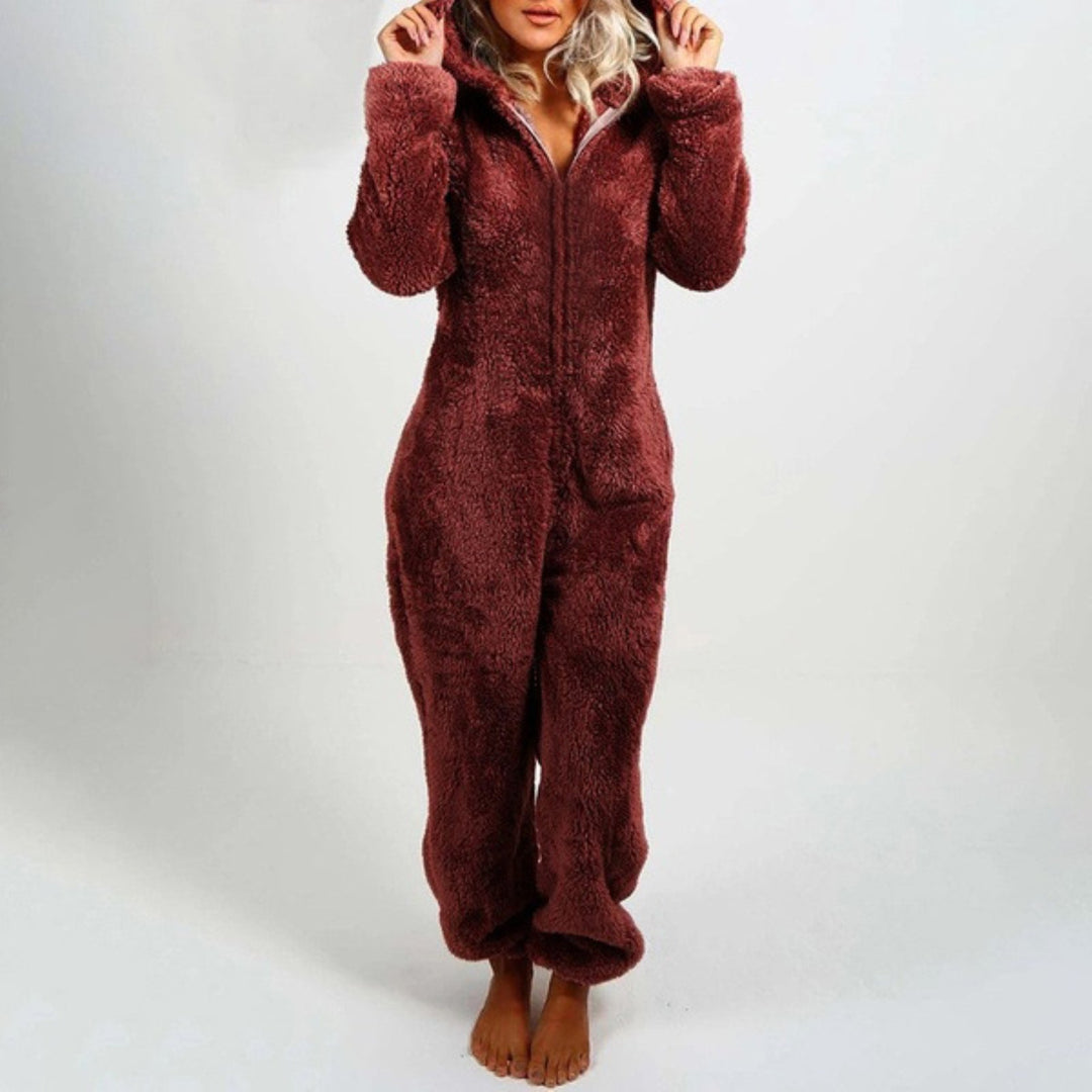 Ivanna | Soft Hooded Onesie - Cozy All-In-One Lounge Wear