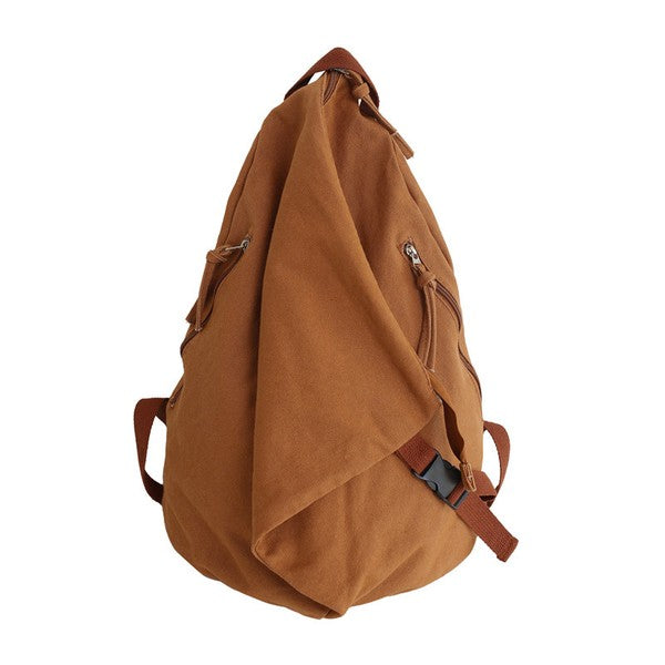 Kayleigh | Asymmetric Canvas Crossbody Bag