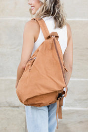 Kayleigh | Asymmetric Canvas Crossbody Bag