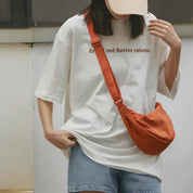 Stylish Violet Dumpling Crossbody Bag for Fashion-Forward Women