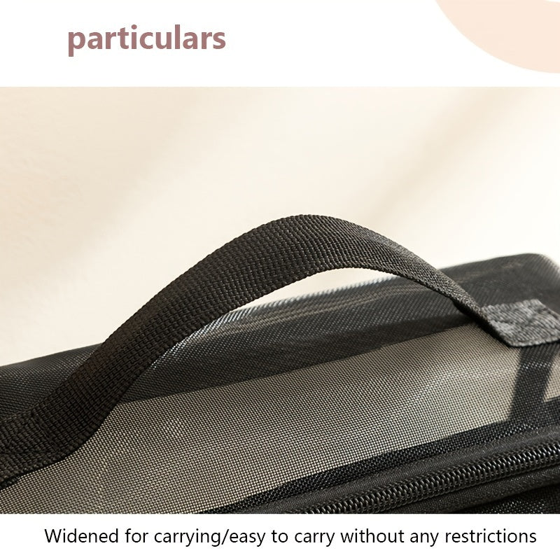 Elia | Spacious Mesh Travel Toiletry Bag