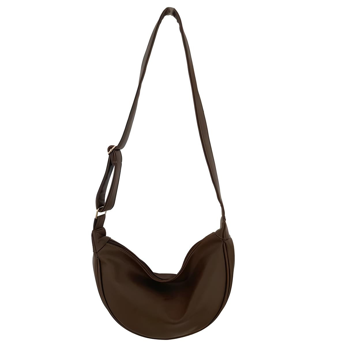 Stylish Violet Dumpling Crossbody Bag for Fashion-Forward Women