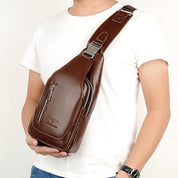 Stylish Men's Vintage Anti-Theft Sling Bag