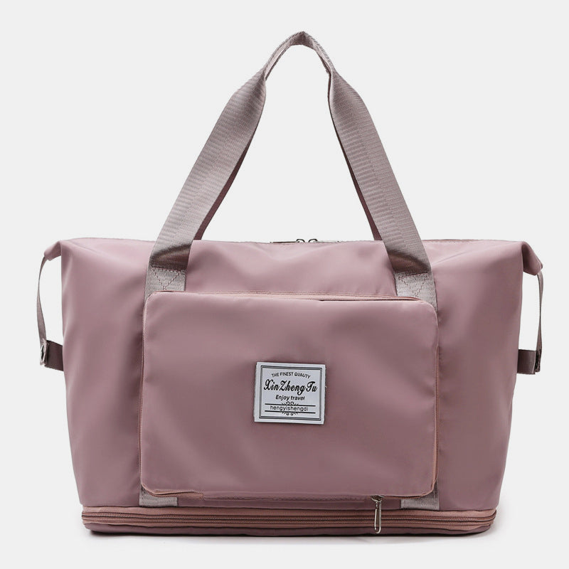 Extra Large Foldable Travel Duffle Bag with Convenient Dry Wet Separation Pocket
