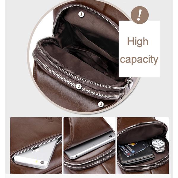 Stylish Men's Vintage Anti-Theft Sling Bag