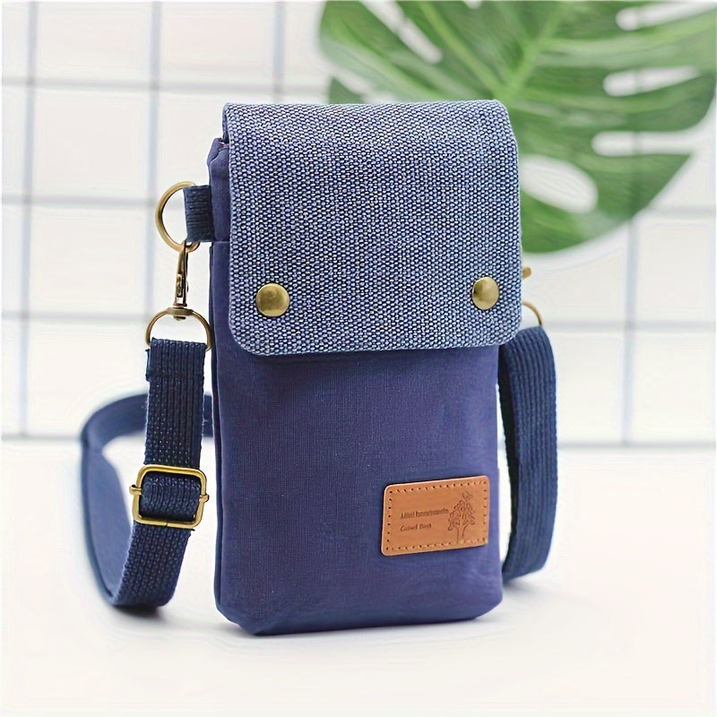 Cielo | Retro Canvas Small Crossbody Mobile Phone Bag