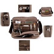 Boone | Men's Canvas Crossbody Messenger Travel Bag