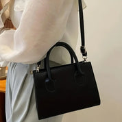 Carmen | Women's Minimalist Square Crossbody Leather Handbag