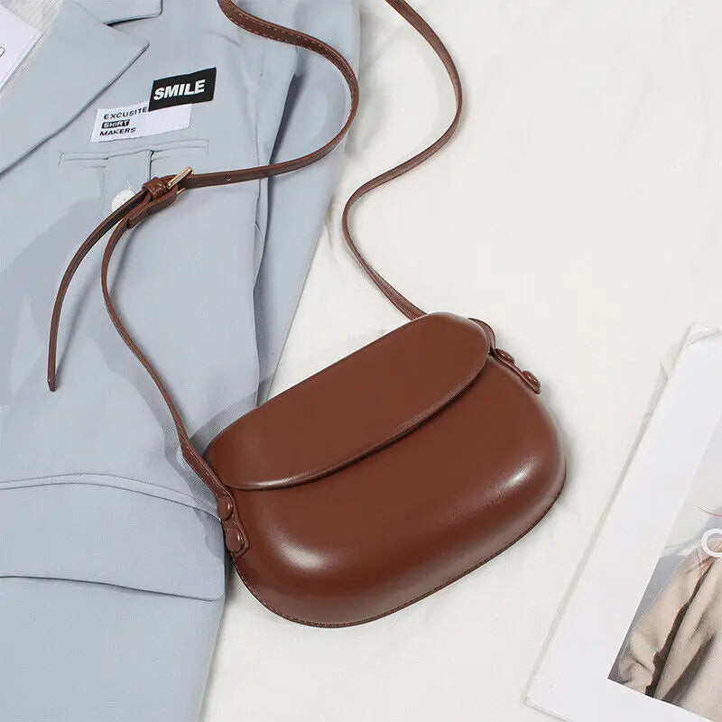 Kira | Women's Retro Saddle Leather Crossbody Handbag