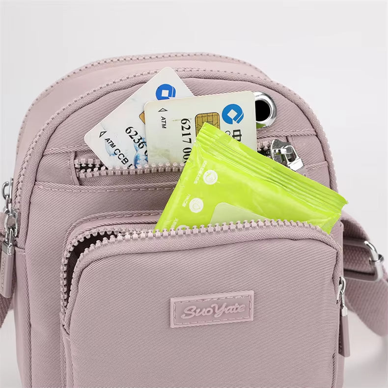 Winnie | Compact Nylon Crossbody Sling Bag