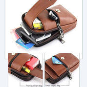 Samson | Vintage Leather Men's Crossbody Waist Bum Bag
