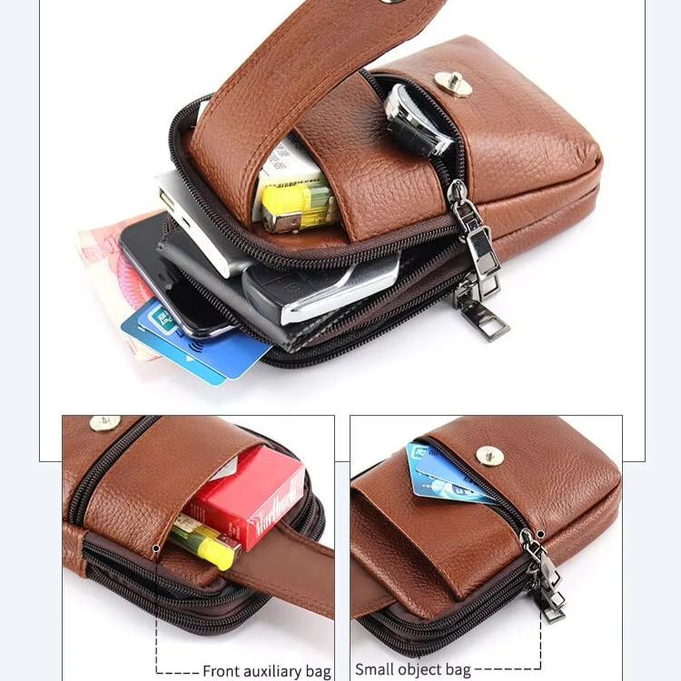 Samson | Vintage Leather Men's Crossbody Waist Bum Bag