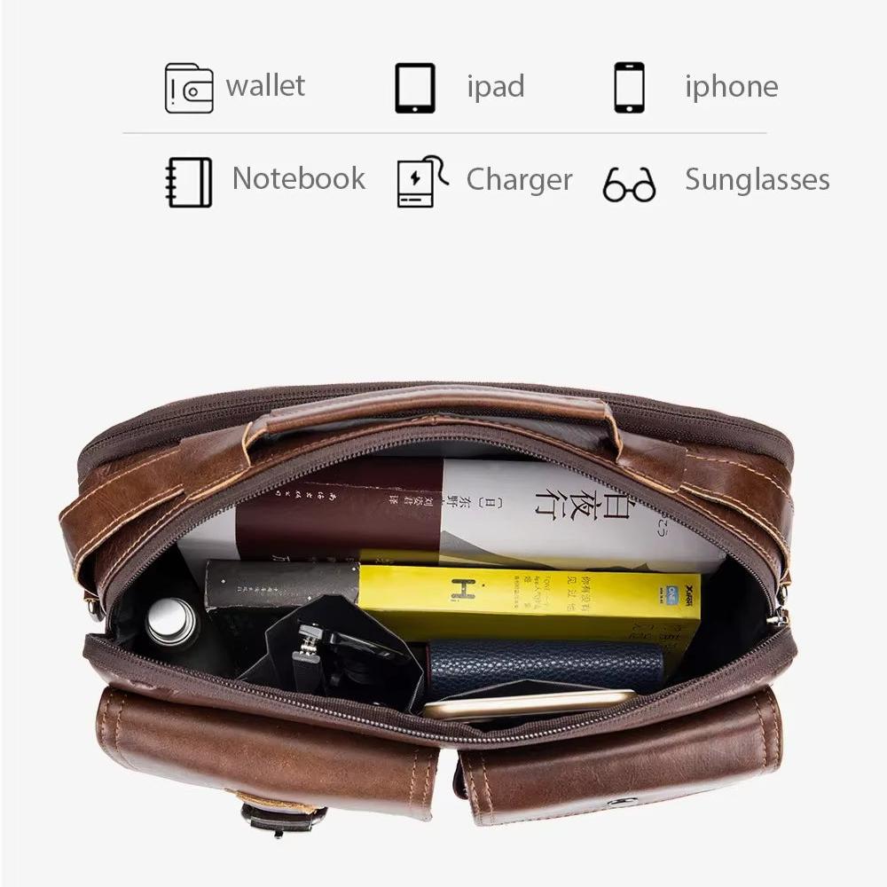 Emir | Men's Leather Crossbody Handbag