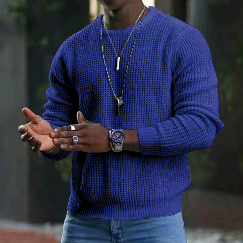 Leo | Long-Sleeve Sweater – A Clean Crew Neck for Everyday Style