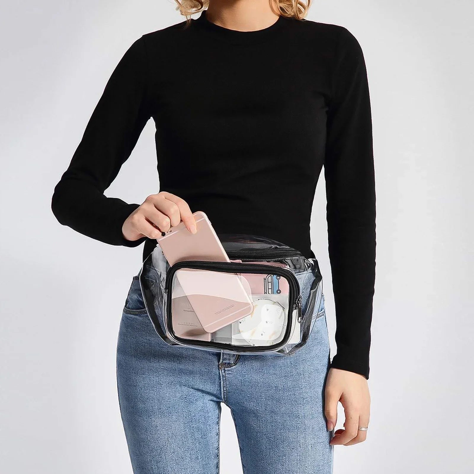 Destine | Clear Stadium Approved Waterproof Crossbody Bum Bag