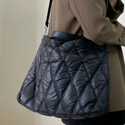 Lila | Lightweight Puffer Crossbody Messenger Handbag