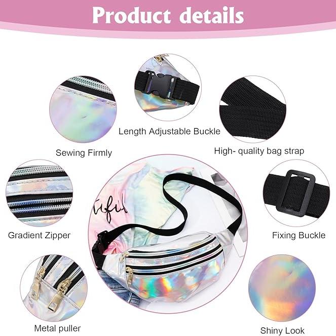 Birdie | Holographic Shiny Crossbody Bum Bag