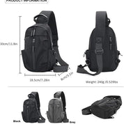 Avery | Men's Waterproof Travel Crossbody Sling Bag