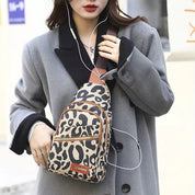 Franchesca | Chic Leopard Women's Crossbody Sling Bag