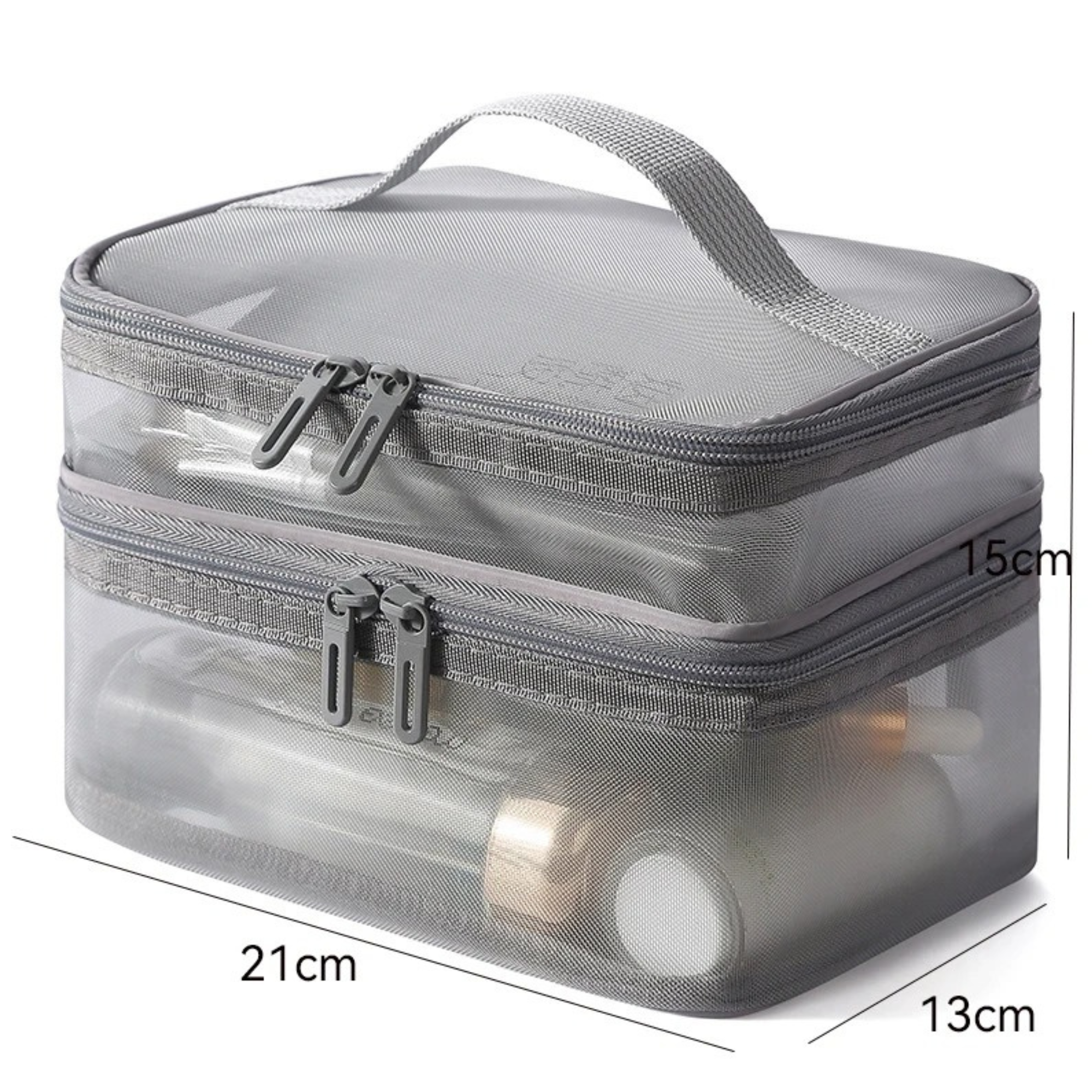 Miller | Versatile & Travel-Friendly Double-Layer Hanging Toiletry Organizer