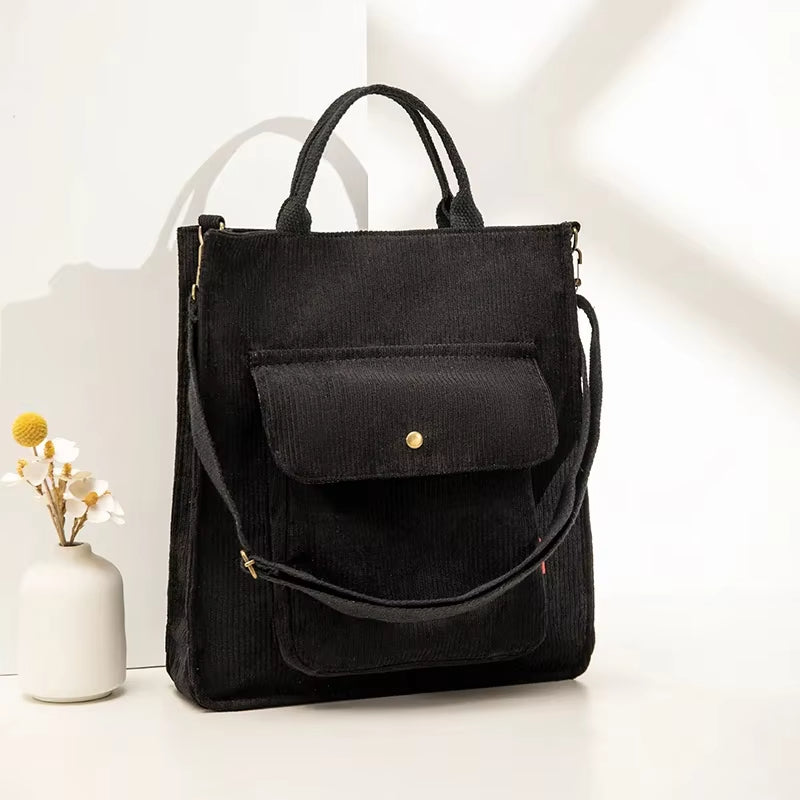 Adele | Corduroy Crossbody Travel Handbag