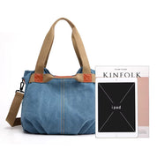 Amanda | Stylish & Functional Vintage-Inspired Canvas Tote Bag