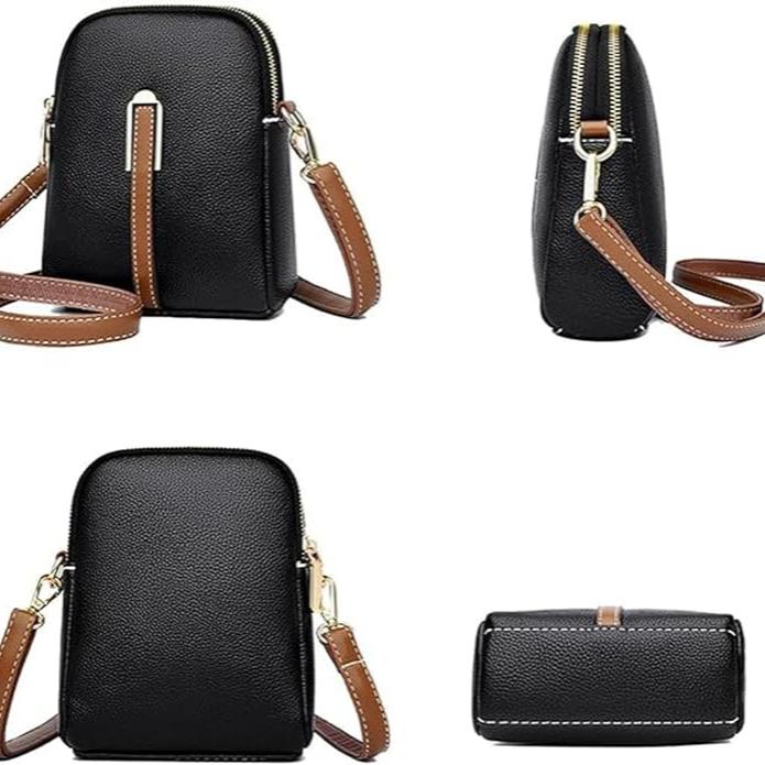 Carolina | Retro Mini Leather Crossbody Sling Bag