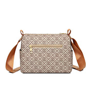 Alayah | Retro Letter Print Crossbody Bag