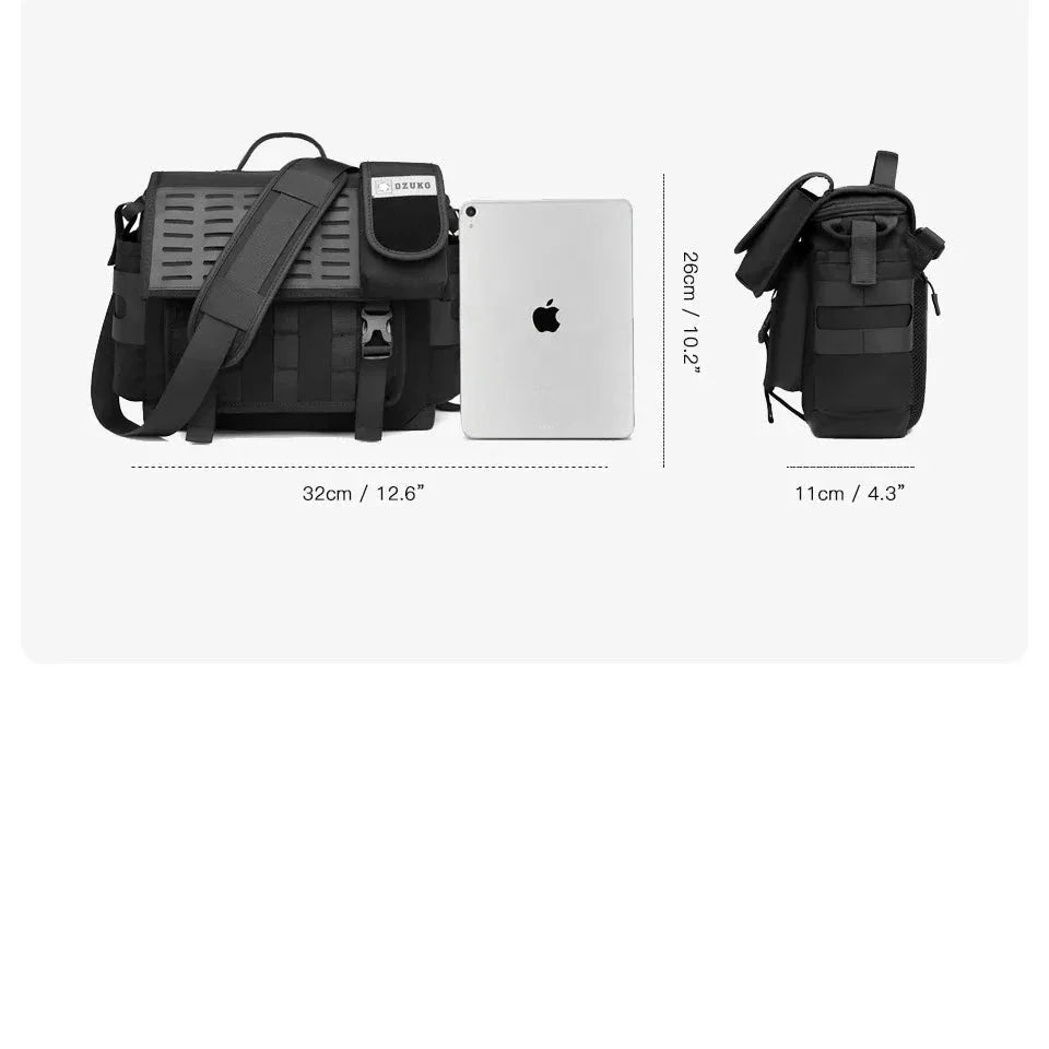 Hayes | Casual Multi-Pocket Crossbody Messenger Laptop Travel Bag