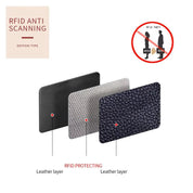 Maisy | RFID-Blocking Faux Leather Travel Wallet