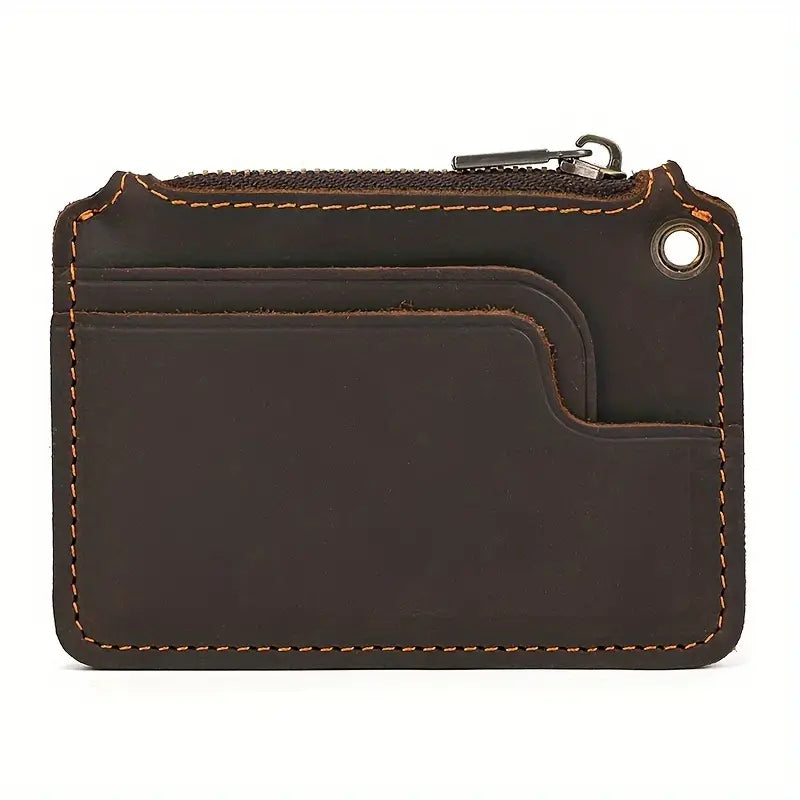 Emryn | Vintage Genuine Leather Travel Wallet with Coin Pocket