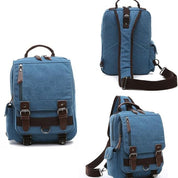 Taylor | Large Retro Canvas Crossbody Sling Travel Bag