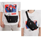 Kash | Unisex Canvas Travel Waist Pack Crossbody Bum Bag