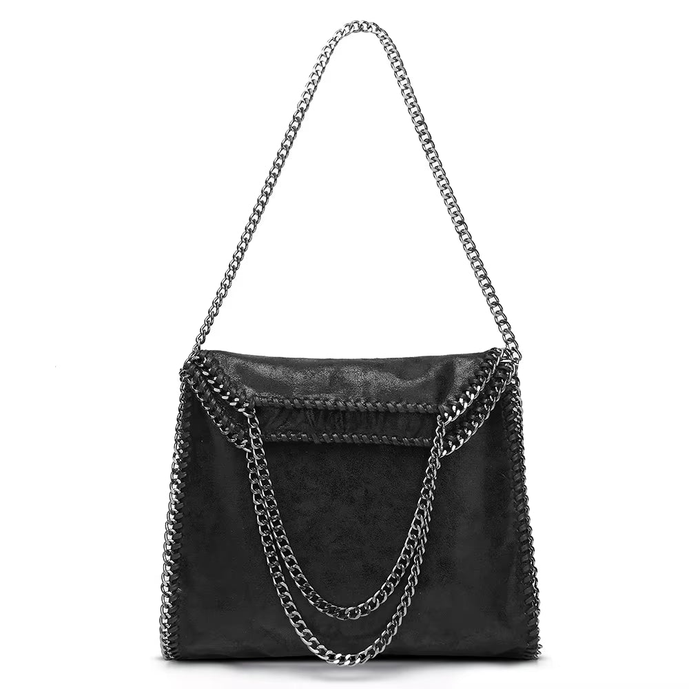 Penny | Chain Designed Tote Crossbody Handbag