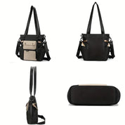 Braelynn | Lightweight Canvas Multi-Pocket Crossbody Messenger Bag