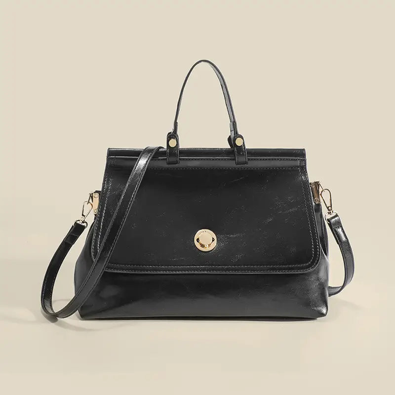 Miracle | Women's Chic Vintage Faux Leather Crossbody Messenger Handbag