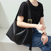 Korina | Casual Multi-Functional Leather Crossbody Messenger Tote Bag