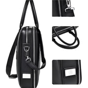 Omar | Leather Business Laptop Briefcase Crossbody Handbag