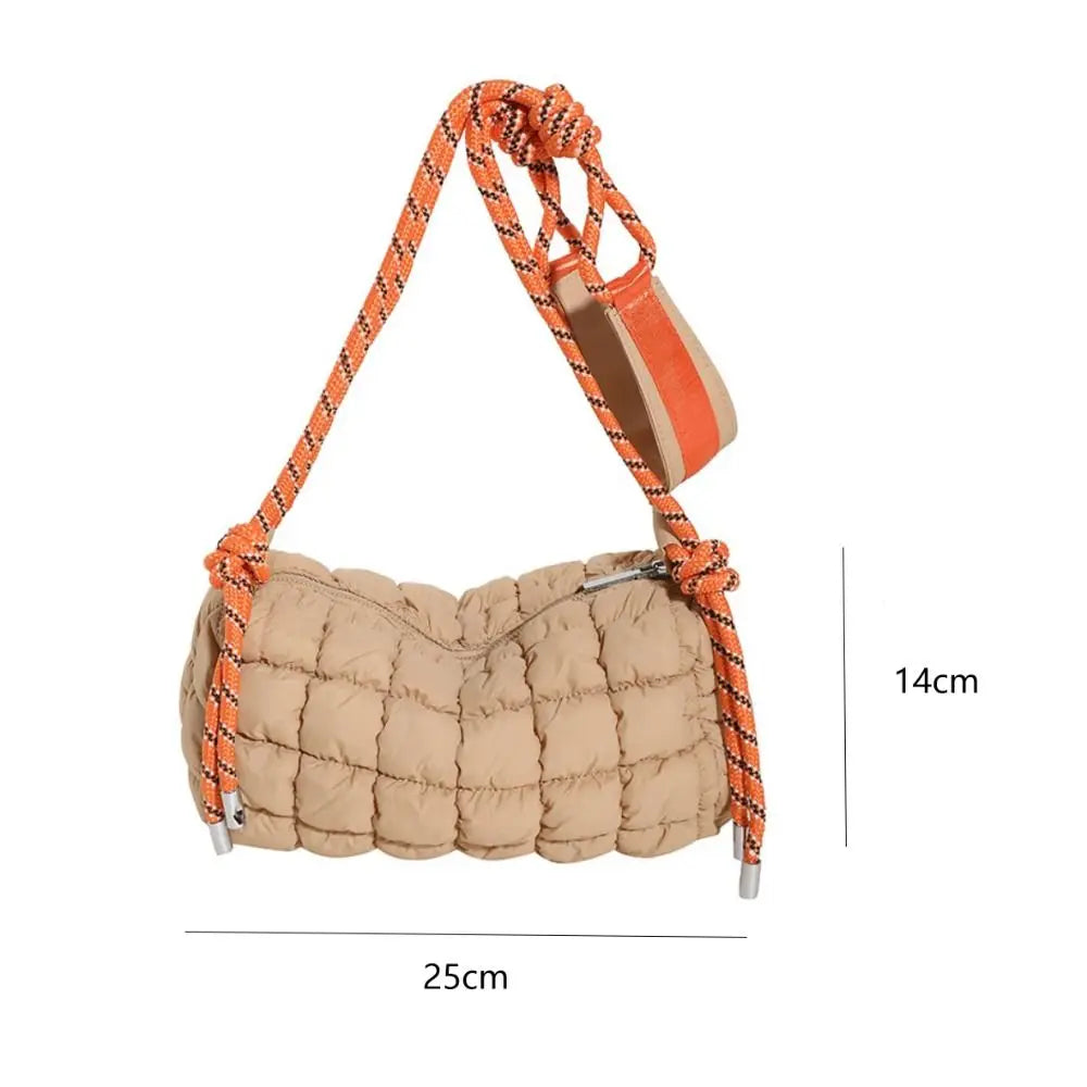 Raegan | Quilted Nylon Waterproof Crossbody Messenger Travel Bag