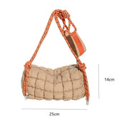 Raegan | Quilted Nylon Waterproof Crossbody Messenger Travel Bag