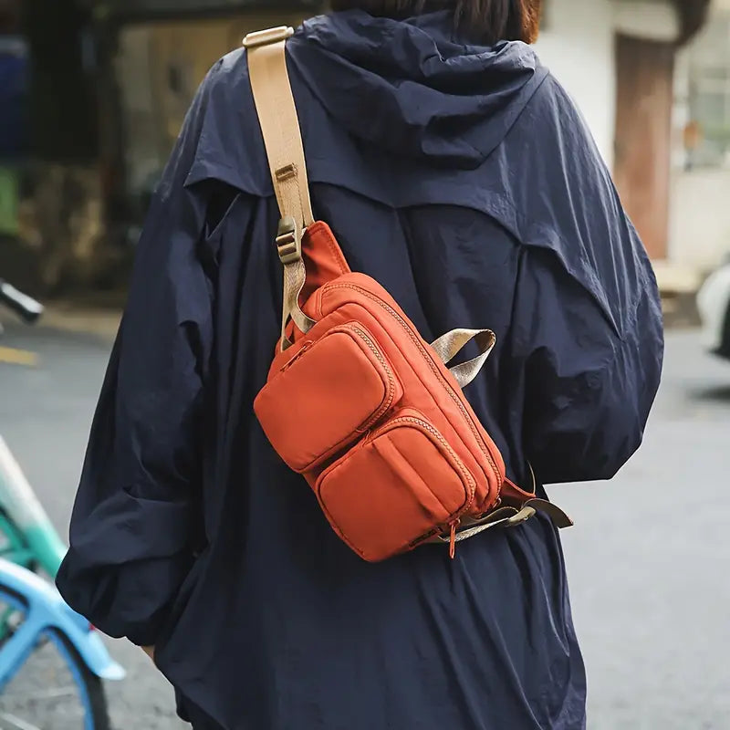 Amani | Casual Water-Resistant Nylon Waist Pack Crossbody Bum Bag