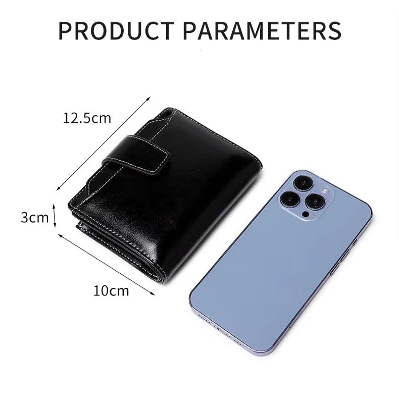 Jolie | Compact RFID-Blocking Trifold Travel Wallet