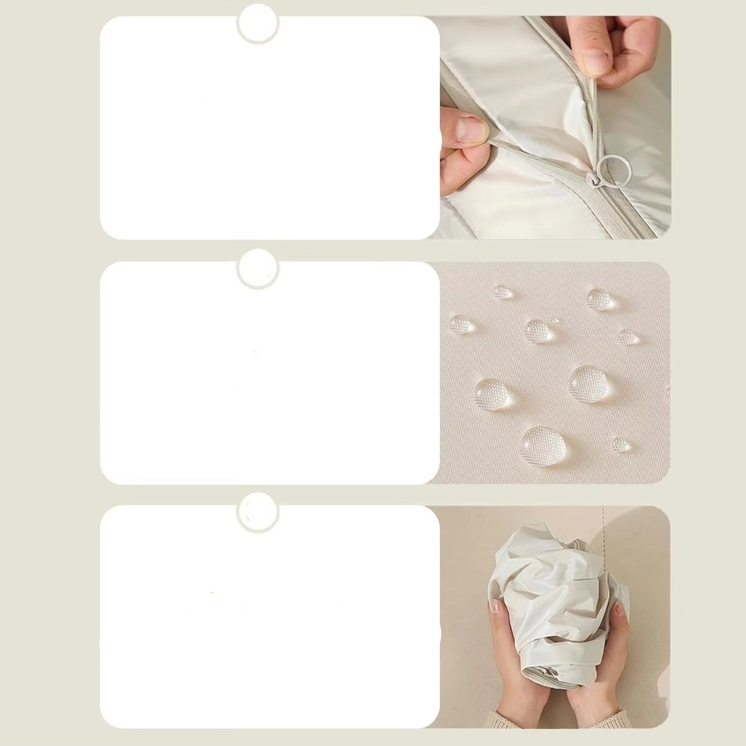 Anais | Ultra Space-Saving Compression Packing Cube for Travel and Bedding Storage